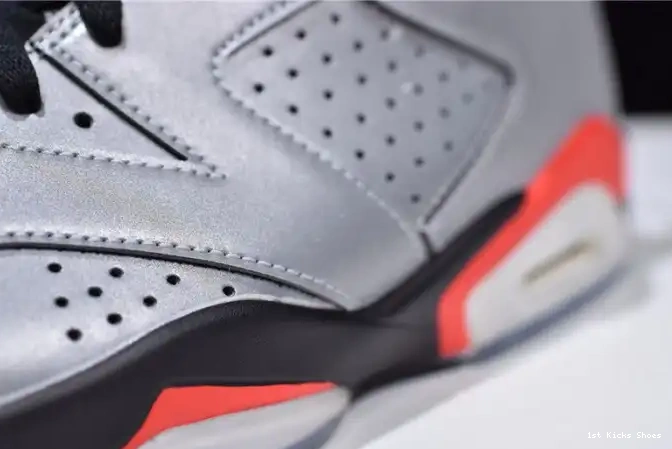 1st Kicks JSP Jordan CI4072-001 6 3M Infrared Air Reflective 0523